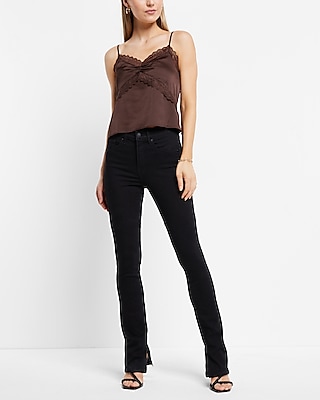 Satin Lace Trim Cami