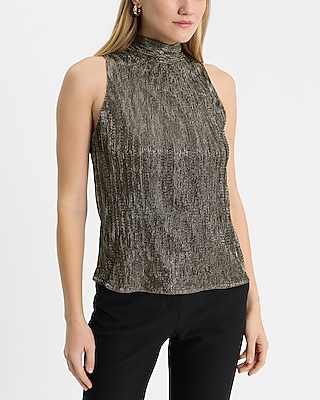 Shine Mock Neck Tank