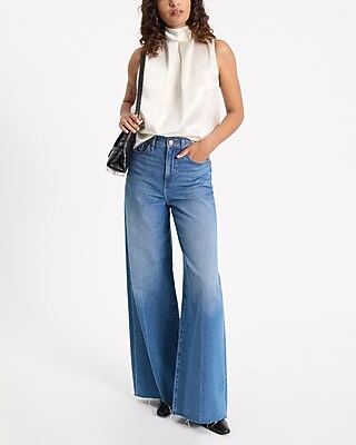 Satin Mock Neck Pleated Front Tank - image 3