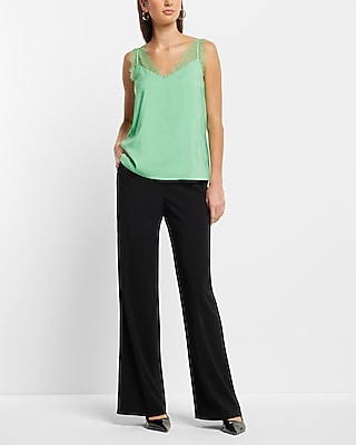 Satin Lace Strap V-Neck Downtown Cami