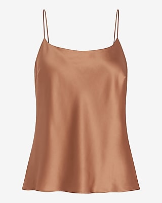 Satin Scoop Neck Downtown Cami