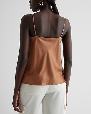 Satin Scoop Neck Downtown Cami