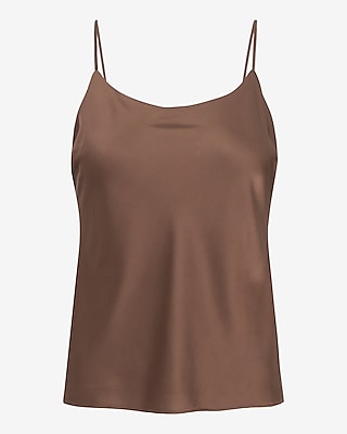 Satin Scoop Neck Downtown Cami