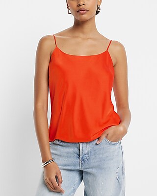 Satin Scoop Neck Downtown Cami