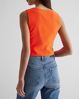 Square Neck Cropped Tank