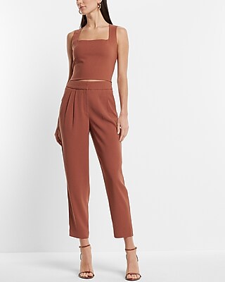 Square Neck Cropped Tank