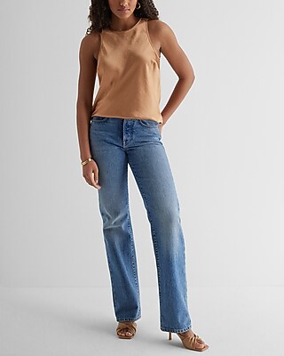 Satin Crew Neck Tank - thumbnail 9
