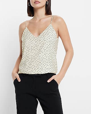 Polka Dot V-Neck Downtown Cami