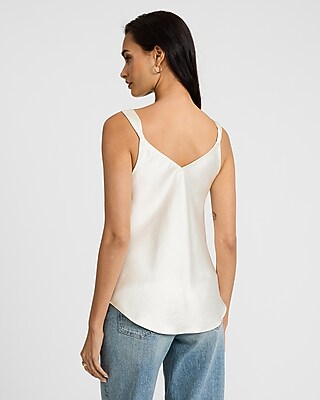Satin V-Neck Tank - image 3