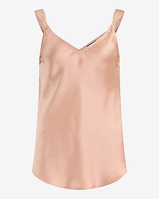 Satin V-Neck Tank