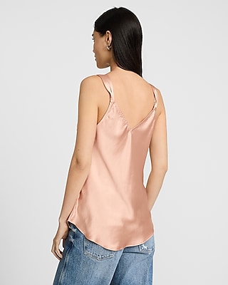Satin V-Neck Tank