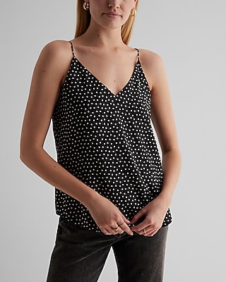 Polka Dot V-neck Downtown Cami