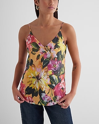 Satin V-neck Downtown Cami