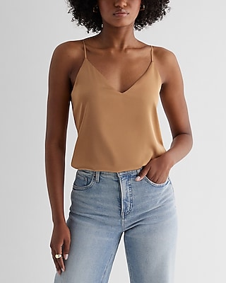 Satin V-Neck Downtown Cami