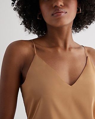 Satin V-Neck Downtown Cami