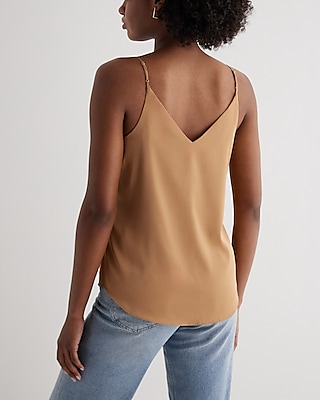 Satin V-Neck Downtown Cami