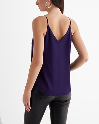 Satin V-Neck Downtown Cami