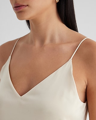 Satin V-Neck Downtown Cami