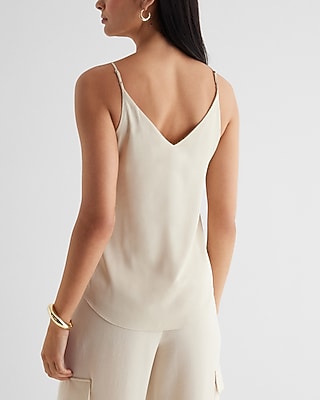 Satin V-Neck Downtown Cami