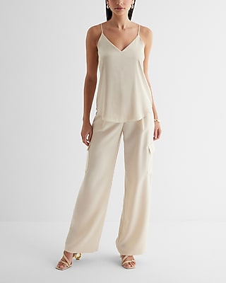 Satin V-Neck Downtown Cami