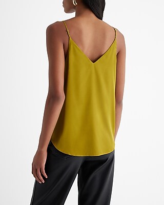 Satin V-Neck Downtown Cami