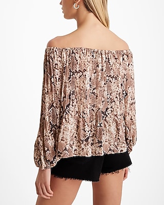 OTS MICRO PLEAT BROOKLYN BLS DISTRESSED SNAKE 9710727:PRINT-NEUTRAL:XS