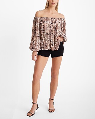 OTS MICRO PLEAT BROOKLYN BLS DISTRESSED SNAKE 9710727:PRINT-NEUTRAL:XS
