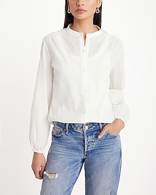 Lovelet Textured Button Up Short Sleeve Shirt