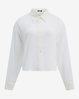 Sheer Textured Chiffon Shirt - thumbnail 10