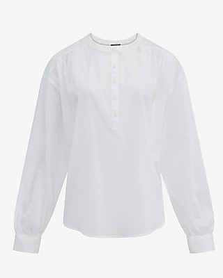 Lightweight Cotton Voile Popover Shirt