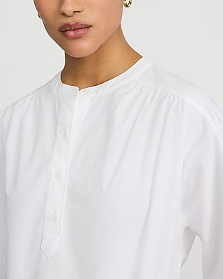 Cotton Button Front Top