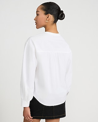Cotton Button Front Top