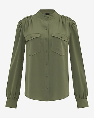 Long Sleeve Double Pocket Shirt