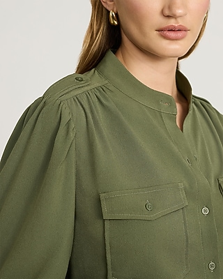 Long Sleeve Double Pocket Shirt
