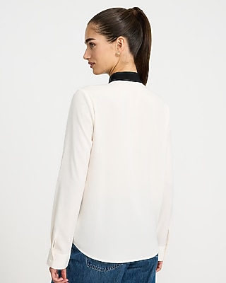 Tie Neck Portofino Shirt