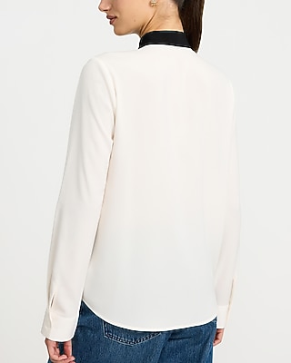 Tie Neck Portofino Shirt