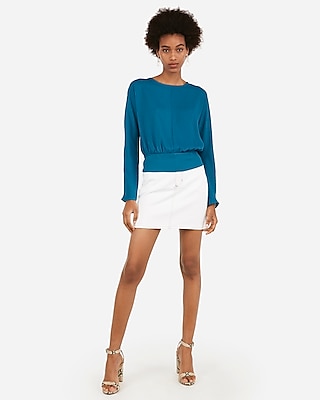 dolman top with banded bottom