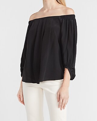 express off the shoulder top