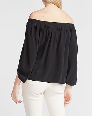 express black off the shoulder top