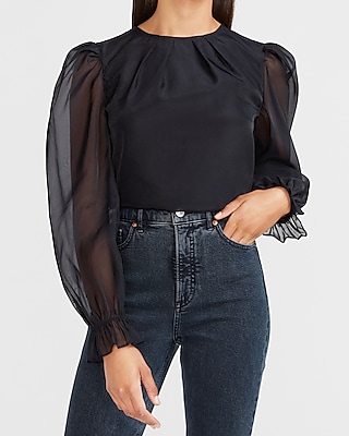 express puff sleeve blouse