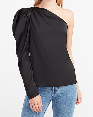 express one shoulder top