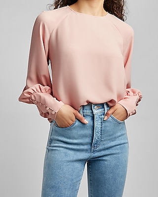 express pink blouse