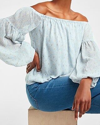 express striped blouse