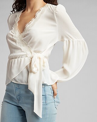 vintage chiffon blouse