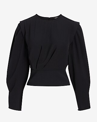 LS BB STRONG SHLDR BLS 9708742:PITCH BLACK:XXS