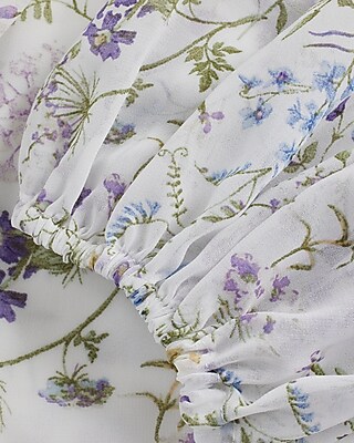 トップス muguet flower embroidery balloon tops muguet flower embroidery balloon tops