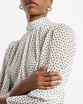 LS GATHER MCK NCK POPOVER AO LUCY DOTS 9709092:PRINT-NEUTRAL:XL