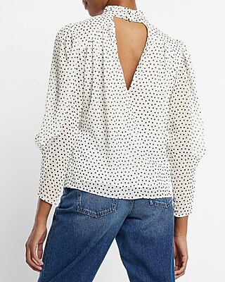 LS GATHER MCK NCK POPOVER AO LUCY DOTS 9709092:PRINT-NEUTRAL:XL