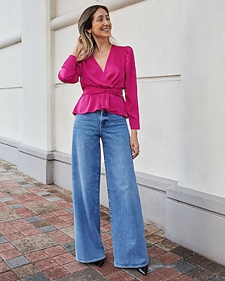 express peplum shirt