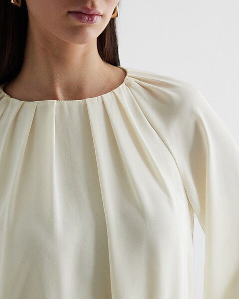 Gather Balloon Off Shoulder Tops